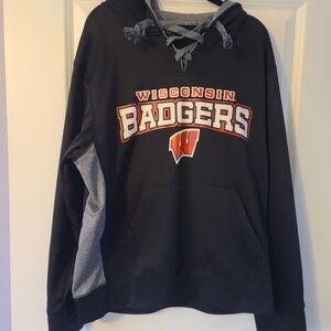 Wisconsin Badgers Black Hoodie